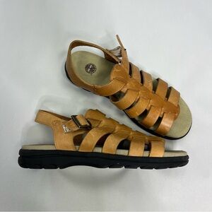 Timberland Gladiator Leather Sandals Strappy Comfort Size 8